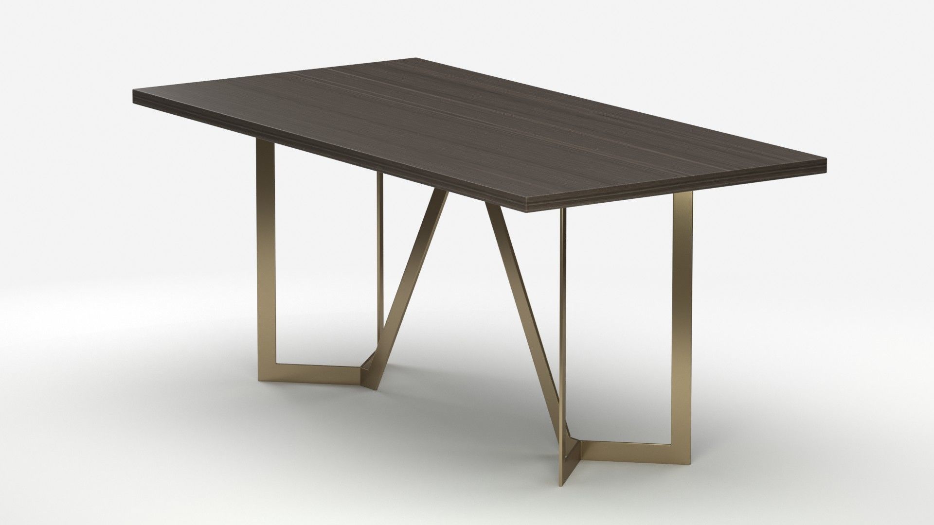 West Elm Tower Dining Table 3D model_12