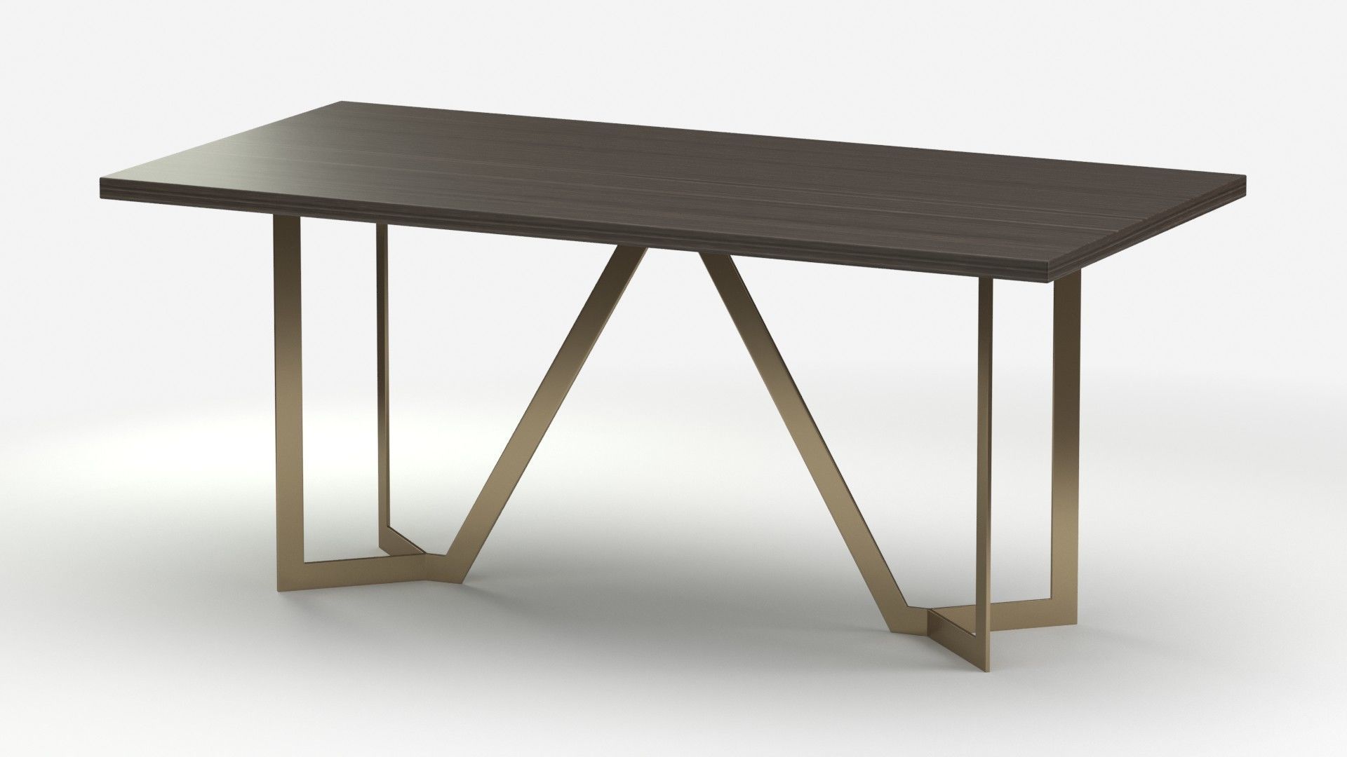 West Elm Tower Dining Table 3D model_7