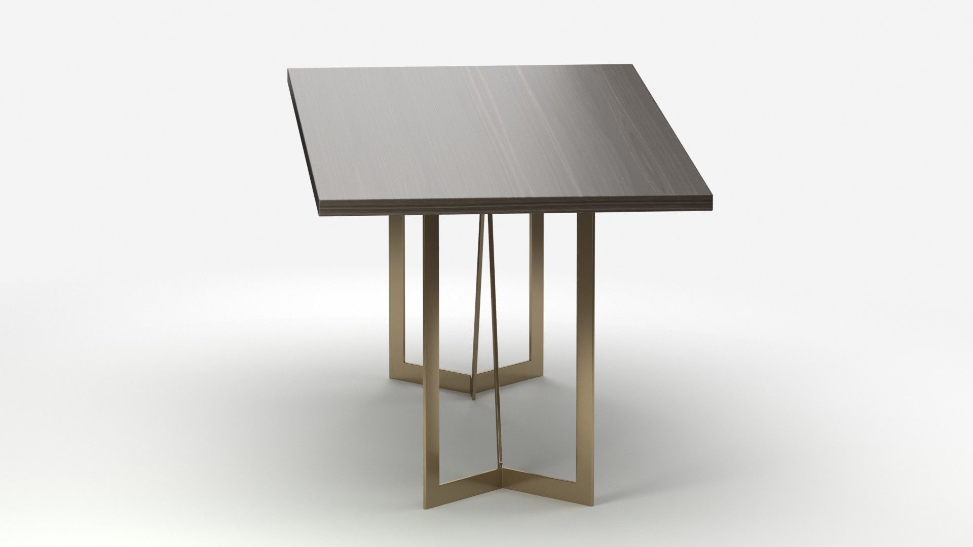 West Elm Tower Dining Table 3D model_11