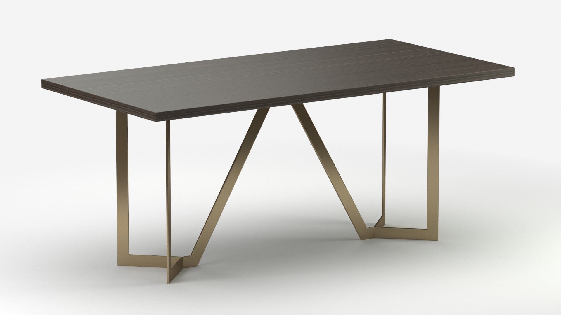 West Elm Tower Dining Table 3D model_3