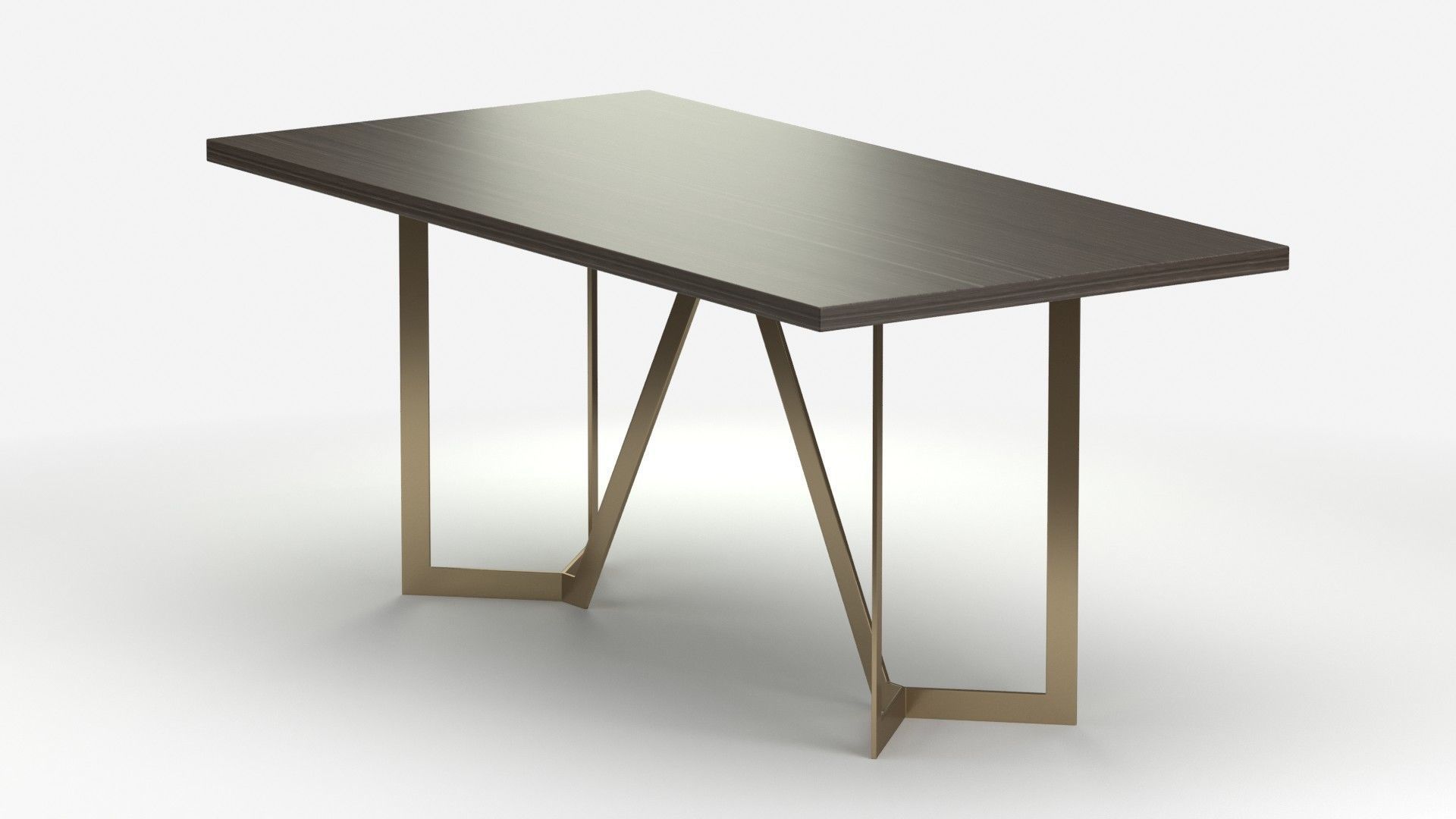 West Elm Tower Dining Table 3D model_6