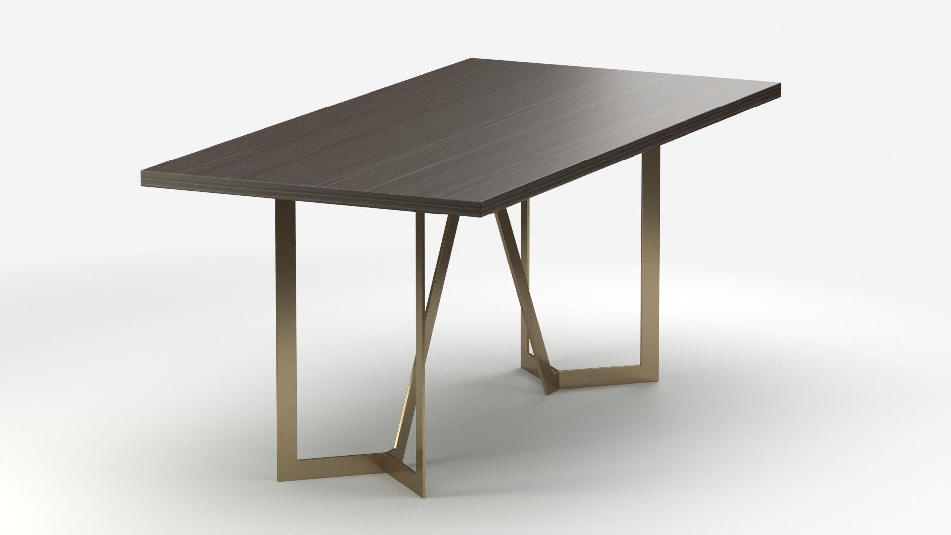 West Elm Tower Dining Table 3D model_10