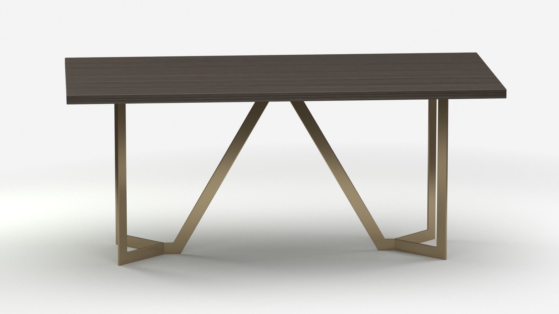 West Elm Tower Dining Table 3D model_8