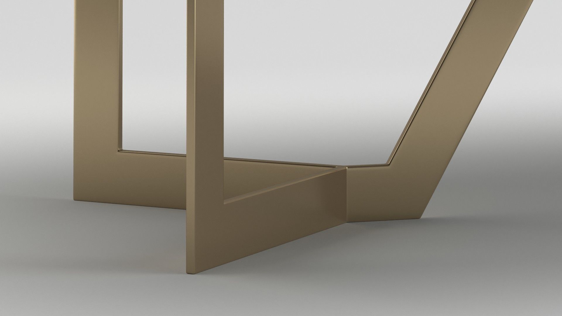 West Elm Tower Dining Table 3D model_1