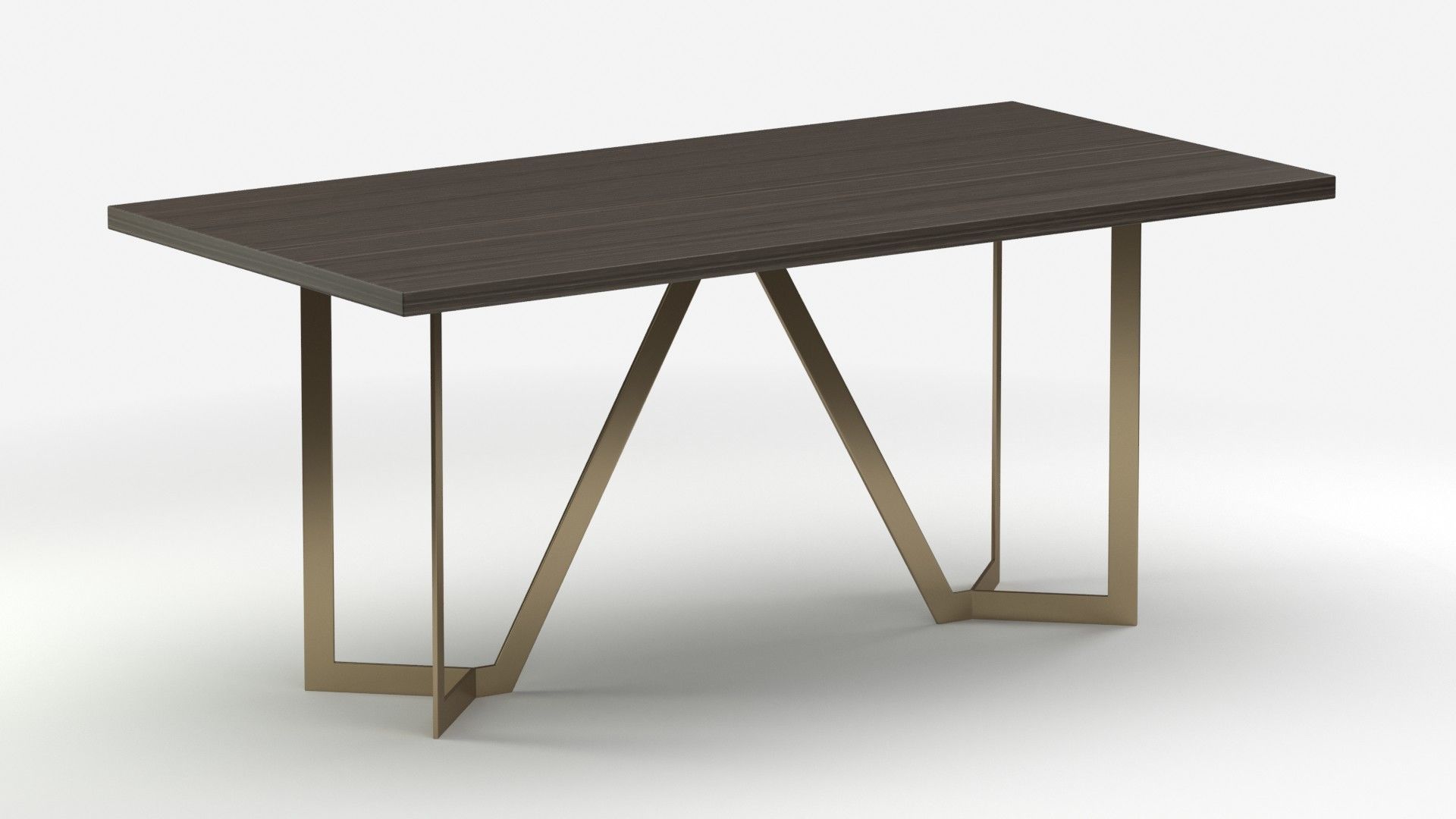 West Elm Tower Dining Table 3D model_9