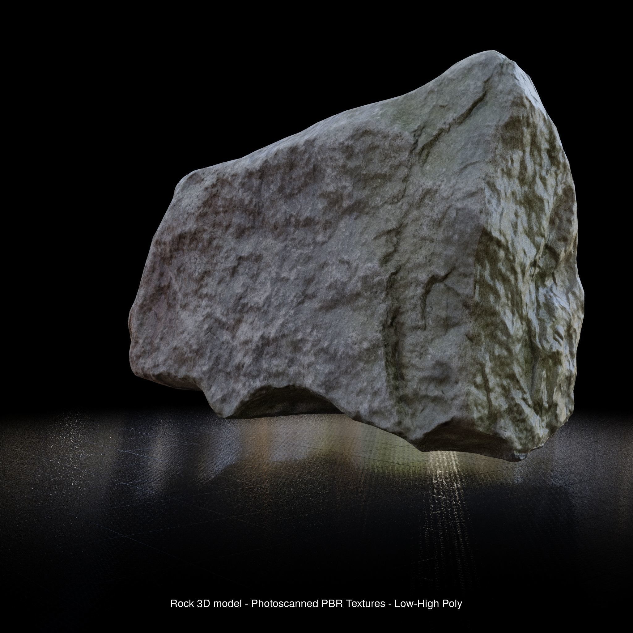Rocks Pack - Photoscanned PBR Textures 3D Model Collection_8