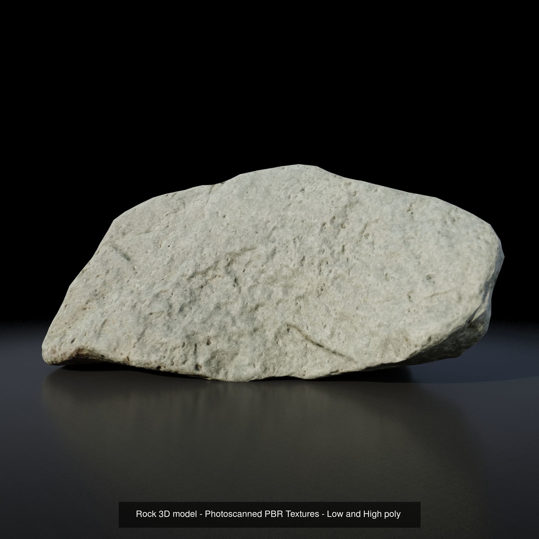 Rocks Pack - Photoscanned PBR Textures 3D Model Collection_12