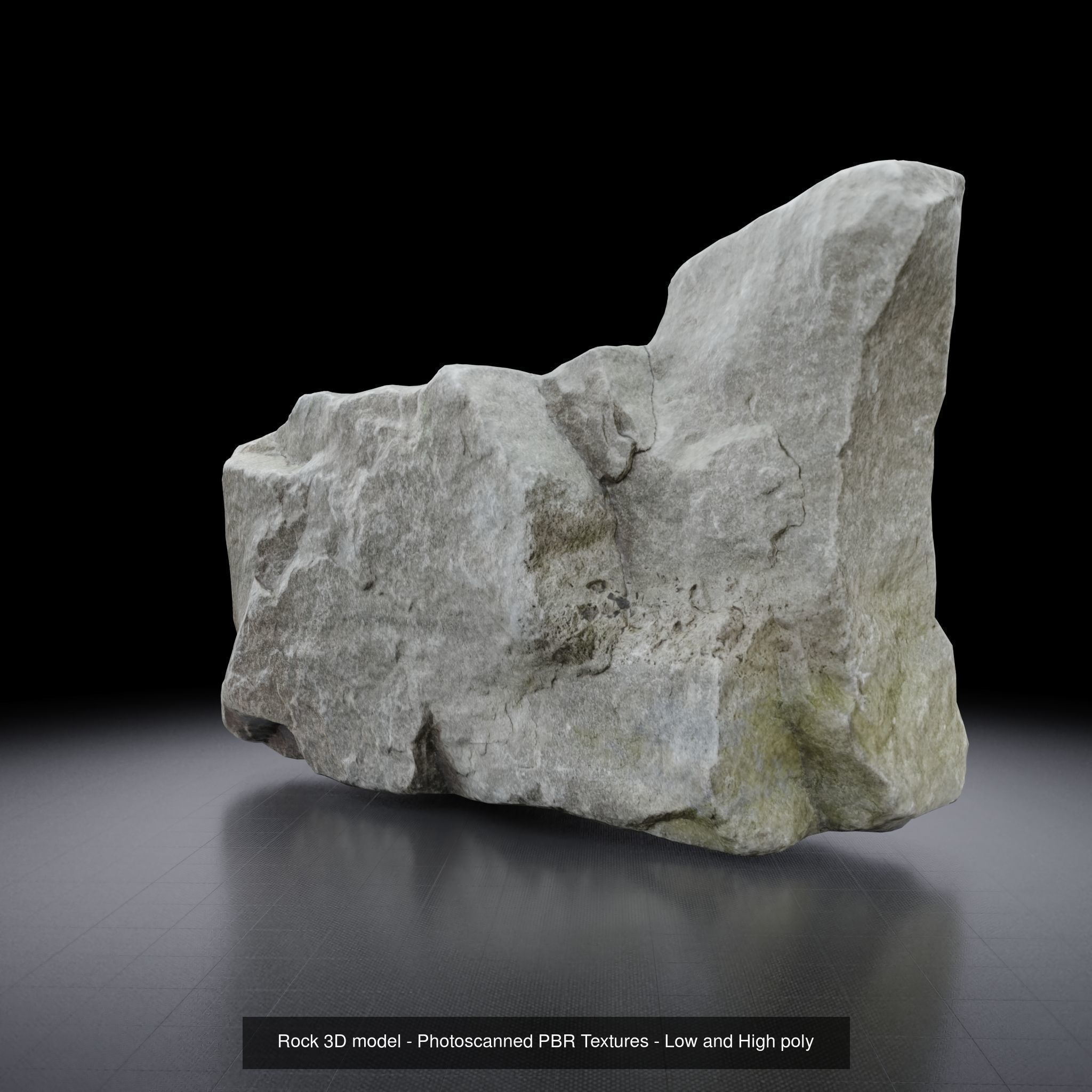 Rocks Pack - Photoscanned PBR Textures 3D Model Collection_7