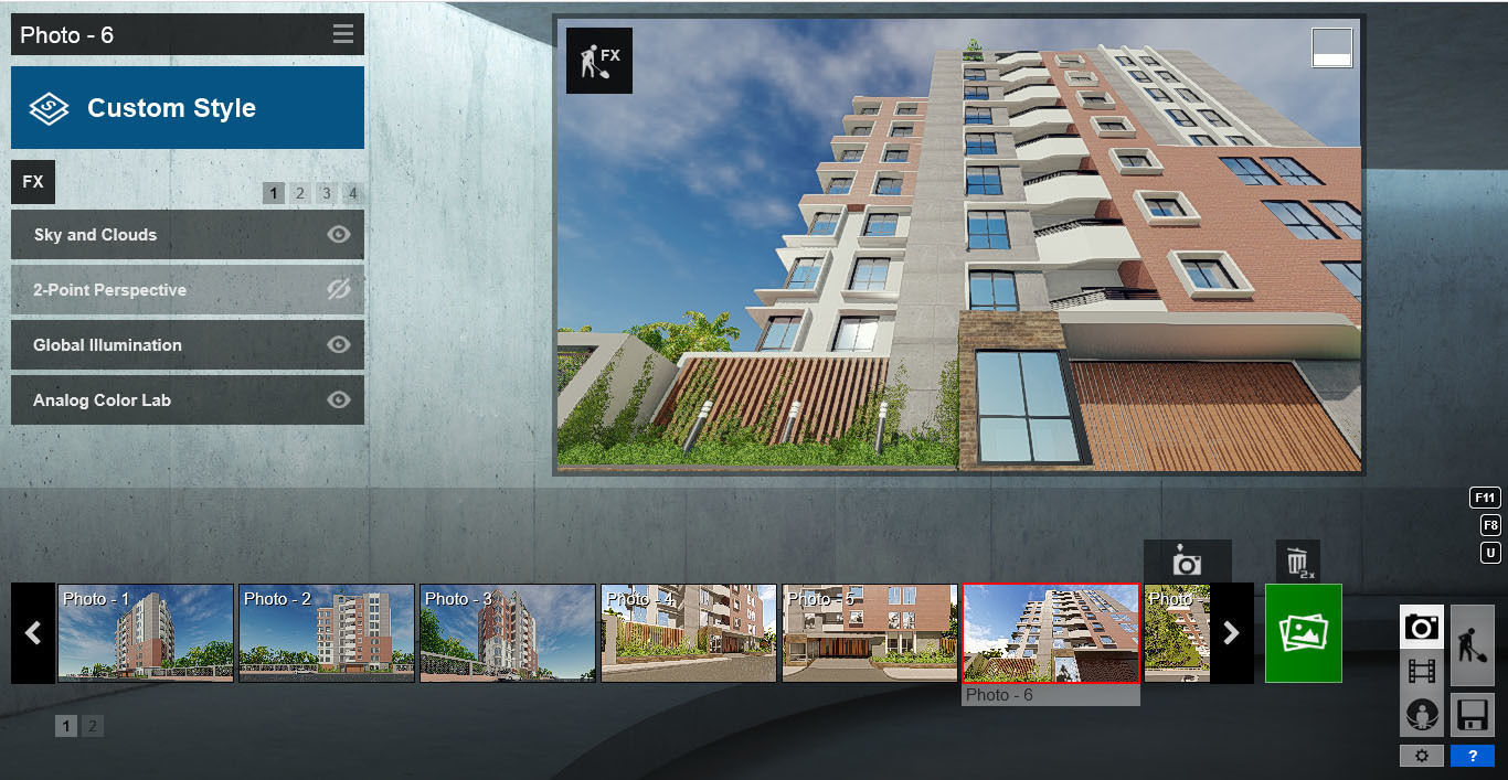 Apartment building 17 Lumion 8 Scene 3D model_6