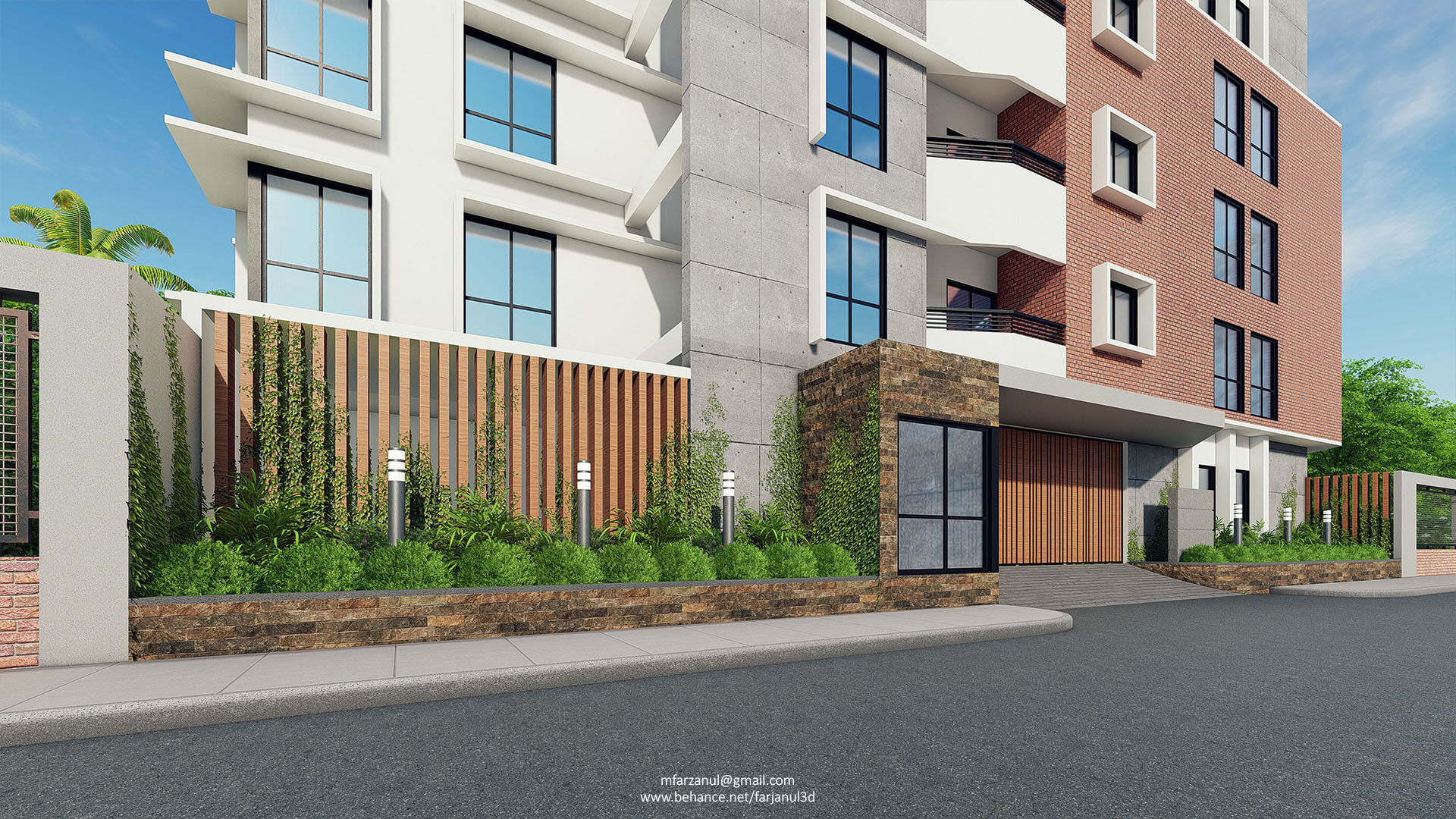 Apartment building 17 Lumion 8 Scene 3D model_8