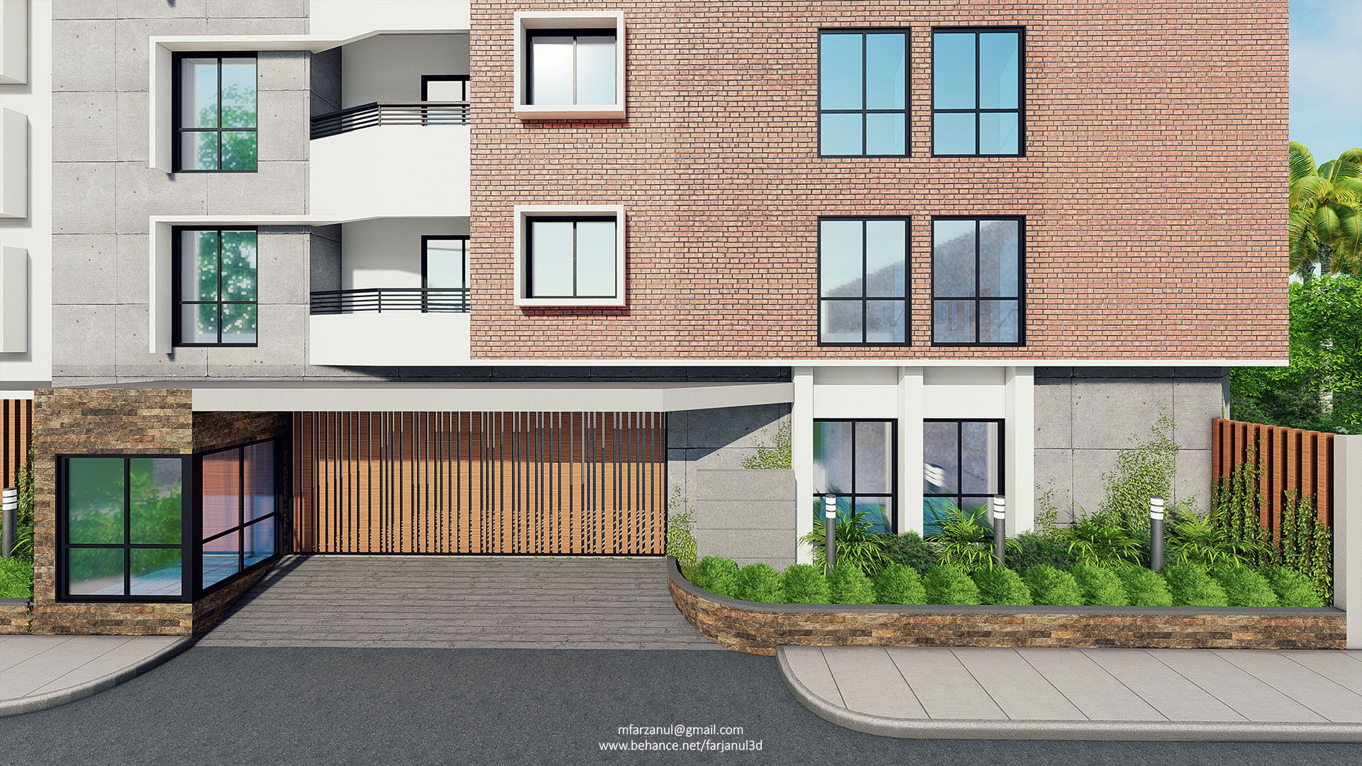 Apartment building 17 Lumion 8 Scene 3D model_9