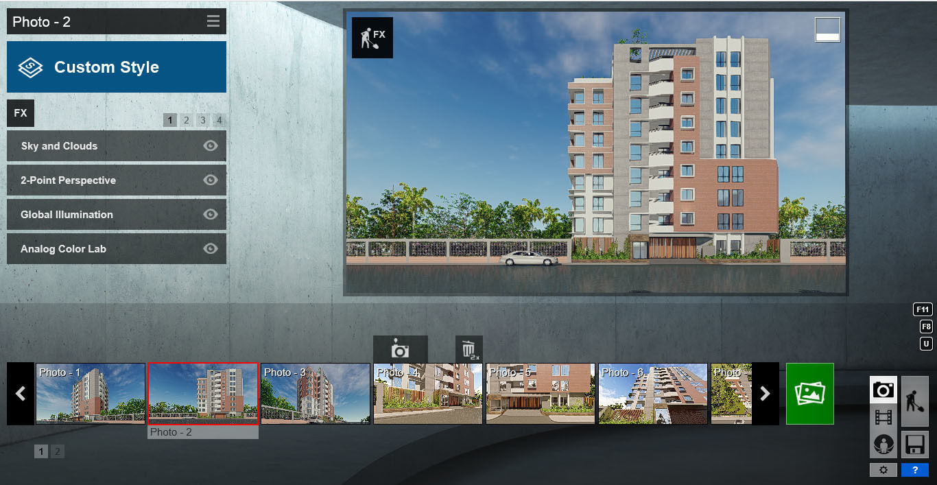 Apartment building 17 Lumion 8 Scene 3D model_7