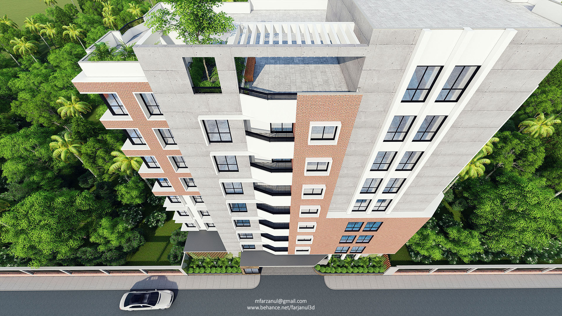 Apartment building 17 Lumion 8 Scene 3D model_11