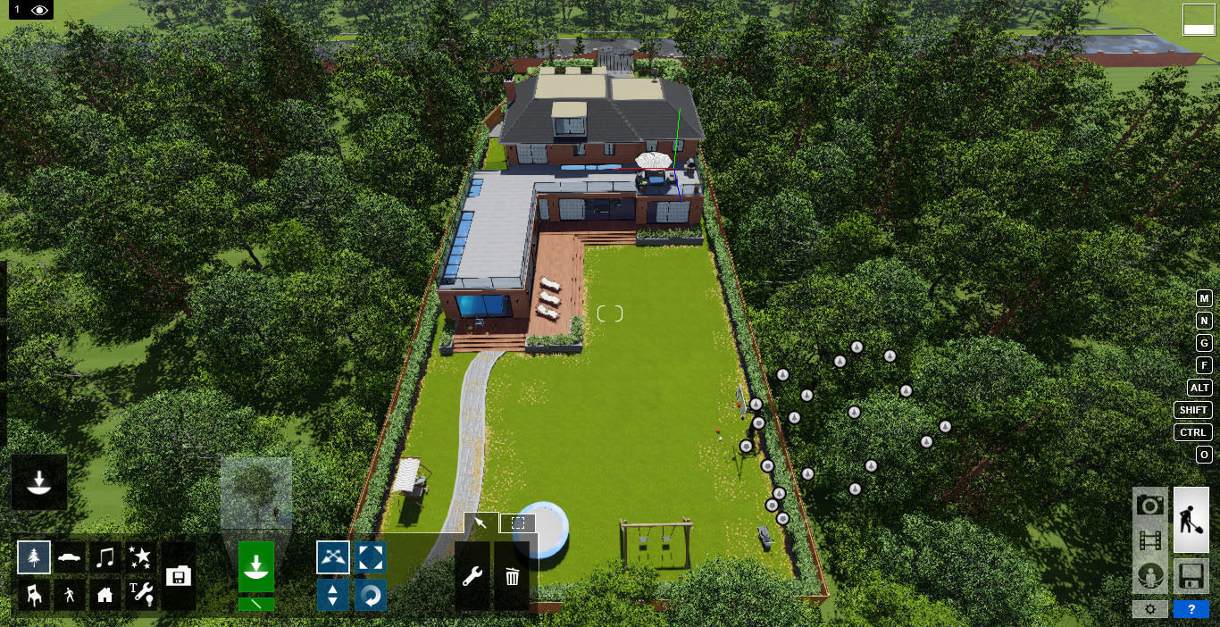 Brick House 1 Lumion 8 Scene 3D model_6