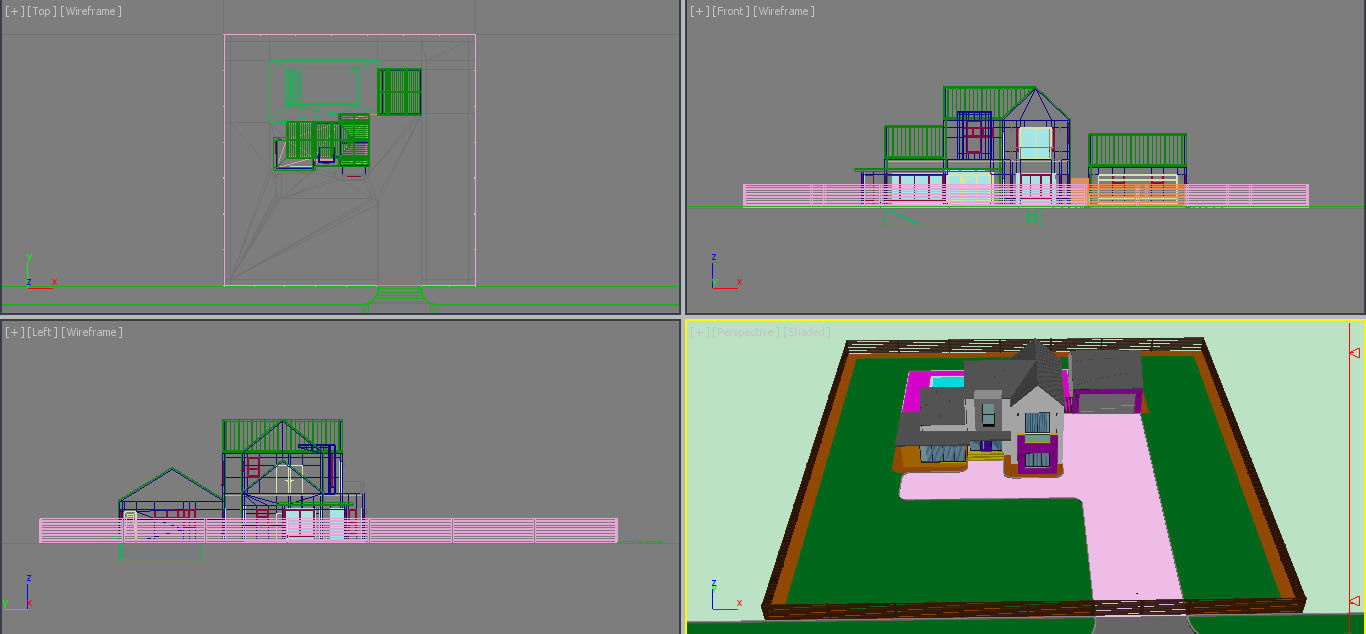 Modern Barn House 1 Lumion 8 Scene 3D model_10
