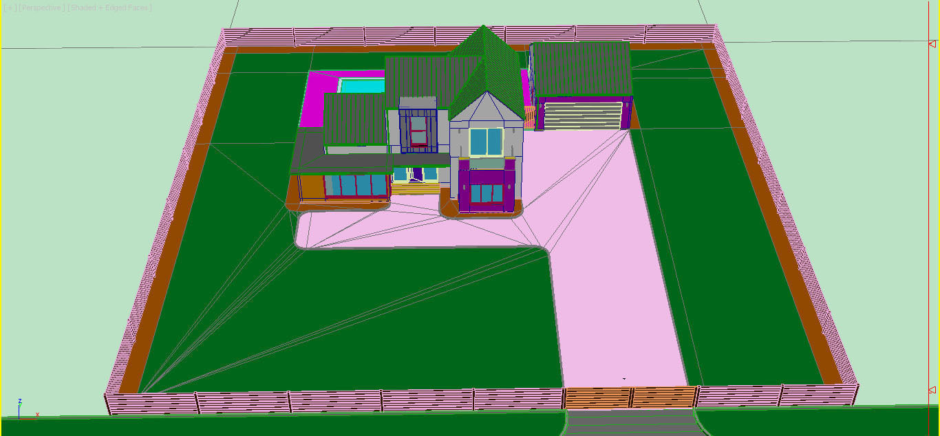 Modern Barn House 1 Lumion 8 Scene 3D model_8
