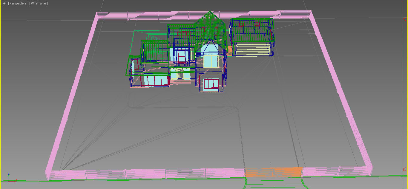 Modern Barn House 1 Lumion 8 Scene 3D model_7