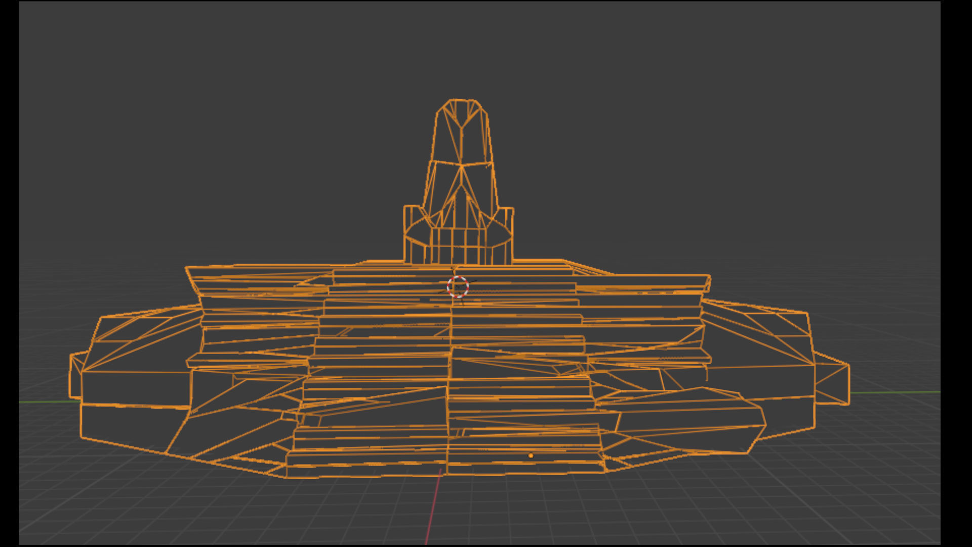 Low Poly Stone Throne Low-poly 3D model_2