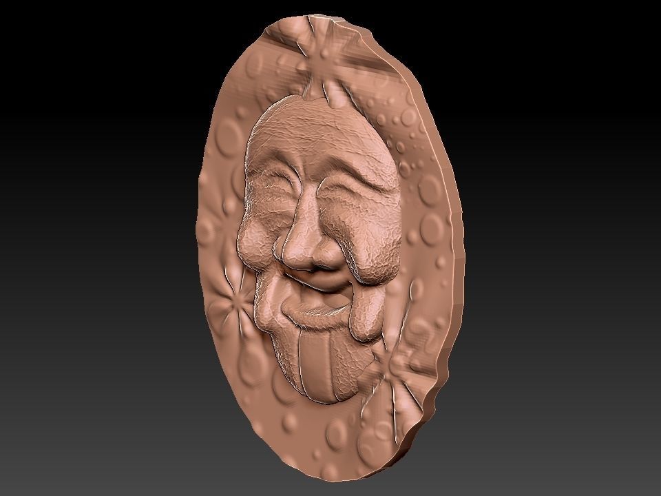 3D MASK FACE  3D model_7