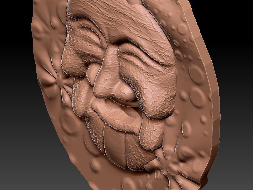 3D MASK FACE  3D model_2