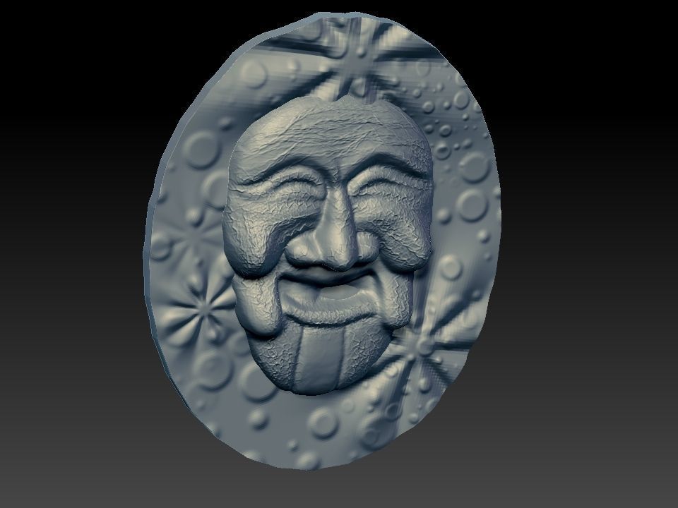 3D MASK FACE  3D model_17