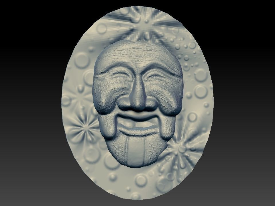 3D MASK FACE  3D model_16