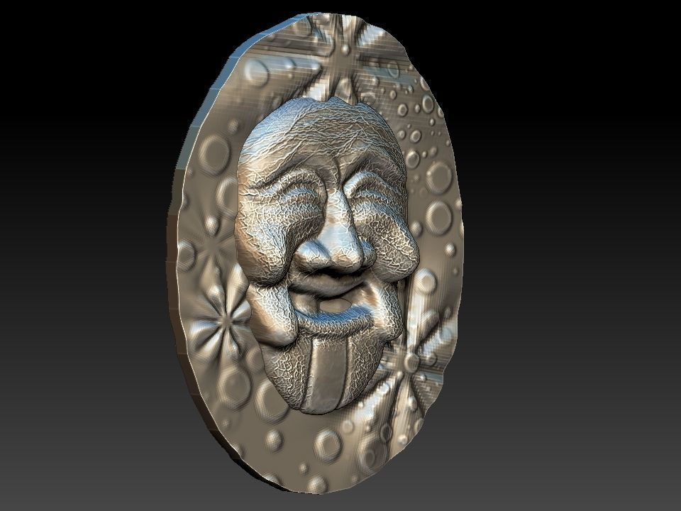3D MASK FACE  3D model_14