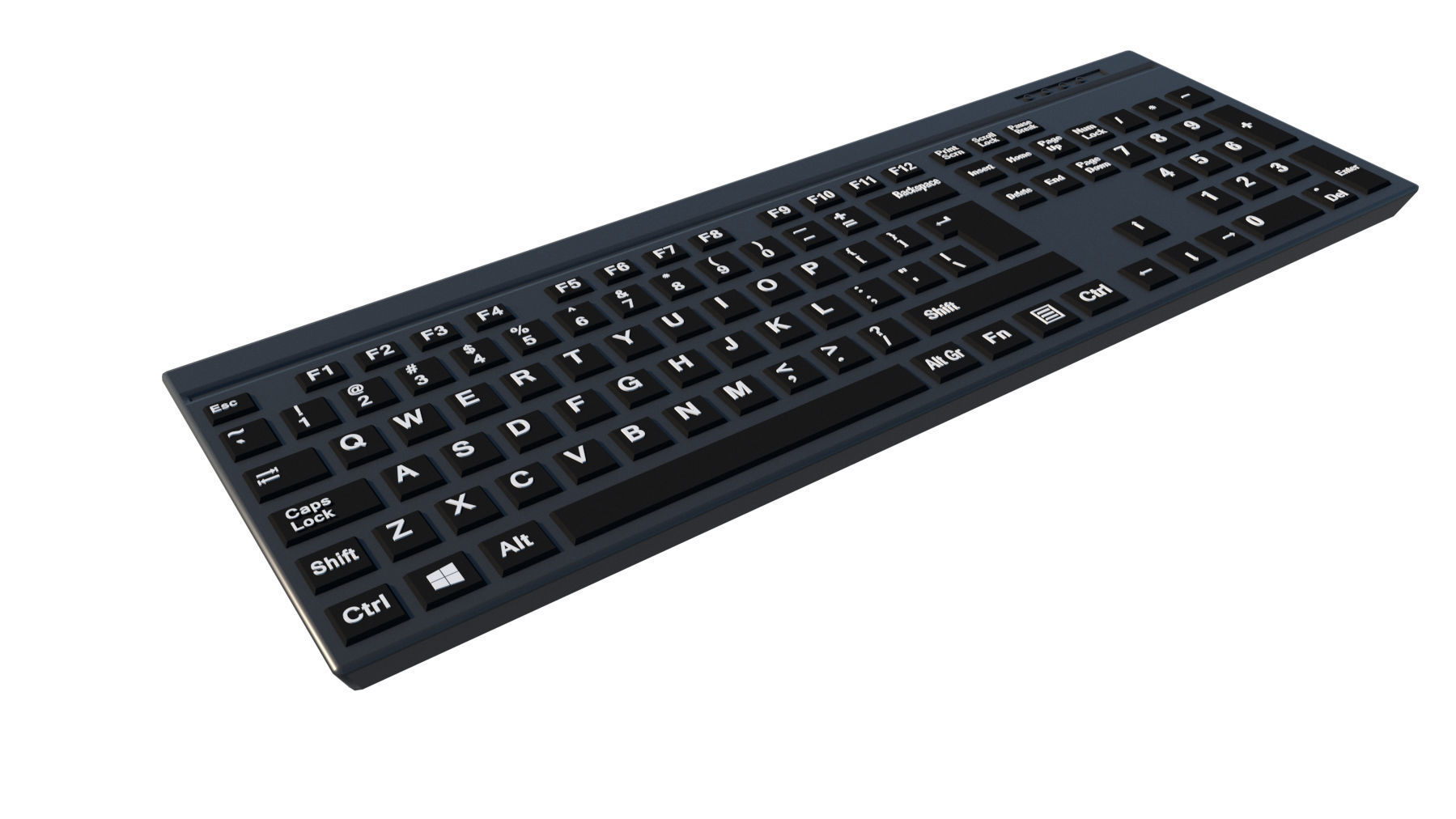 Computer Equipment Set 3D model_4