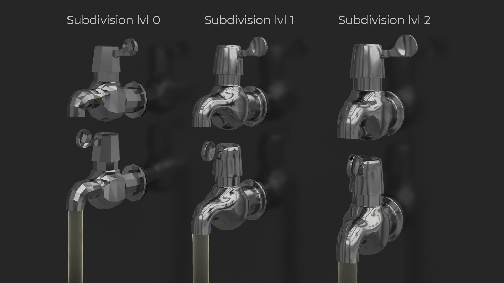 Glass jars  dispensers with a tap and lemonade 3D model_9