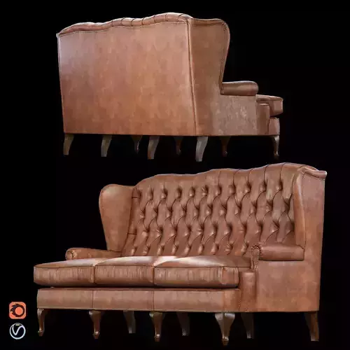Muebles Canella Sofas Low-poly 3D model