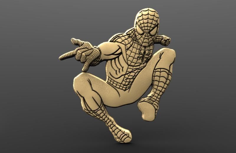 Spider man Bas relief