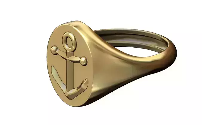 Signet anchor ring 