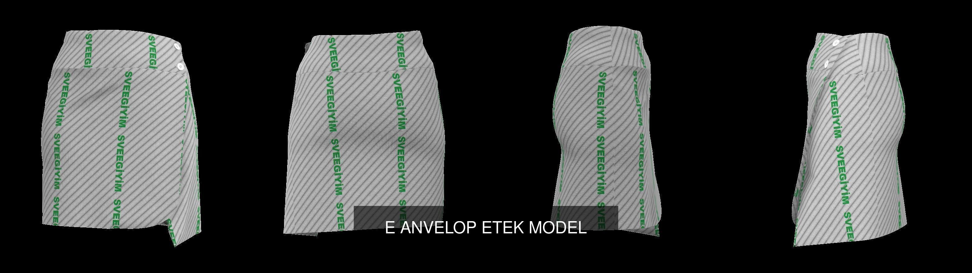 ETEKLER different skirts 3D Model Collection_14