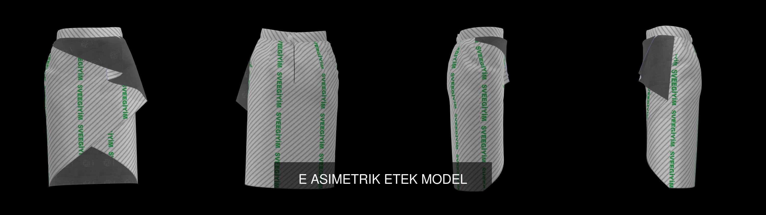 ETEKLER different skirts 3D Model Collection_22