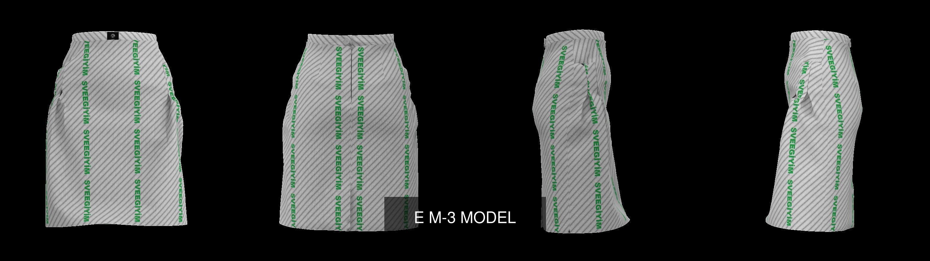 ETEKLER different skirts 3D Model Collection_10