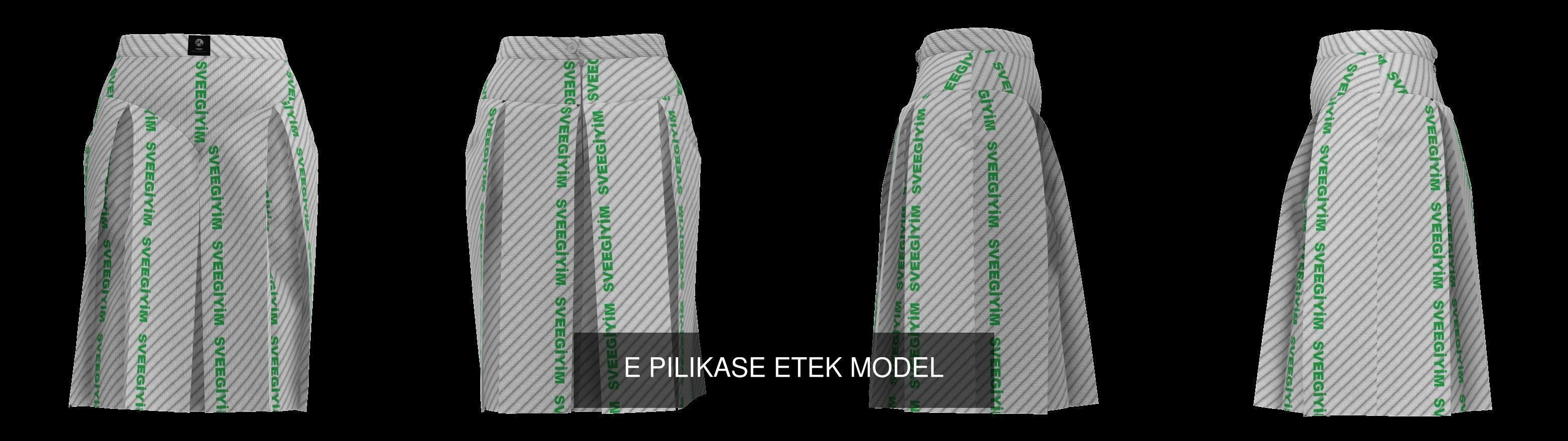 ETEKLER different skirts 3D Model Collection_12