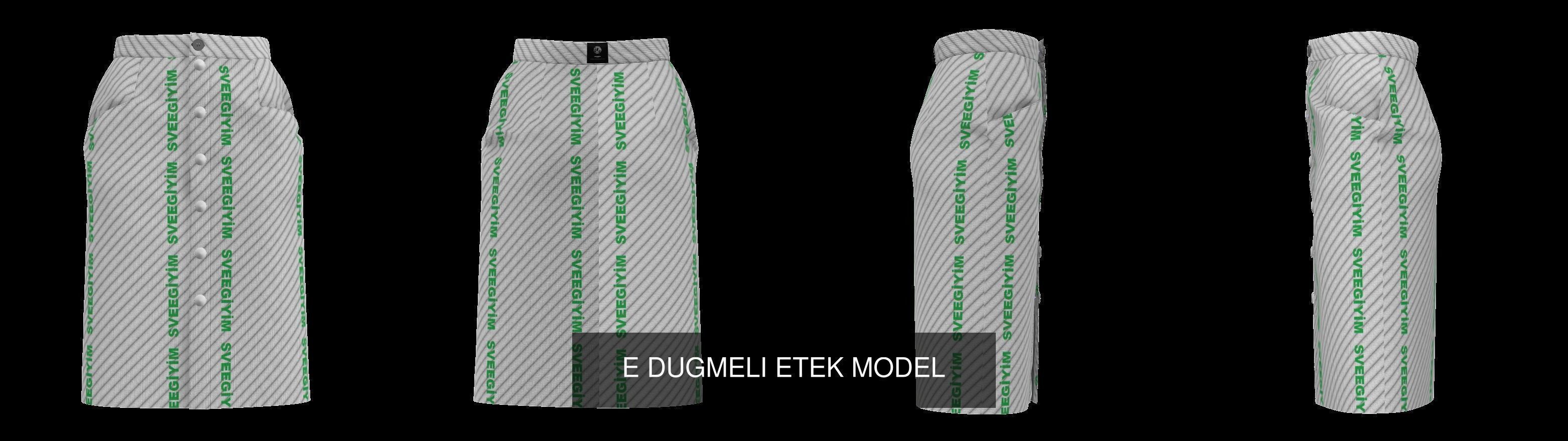 ETEKLER different skirts 3D Model Collection_17