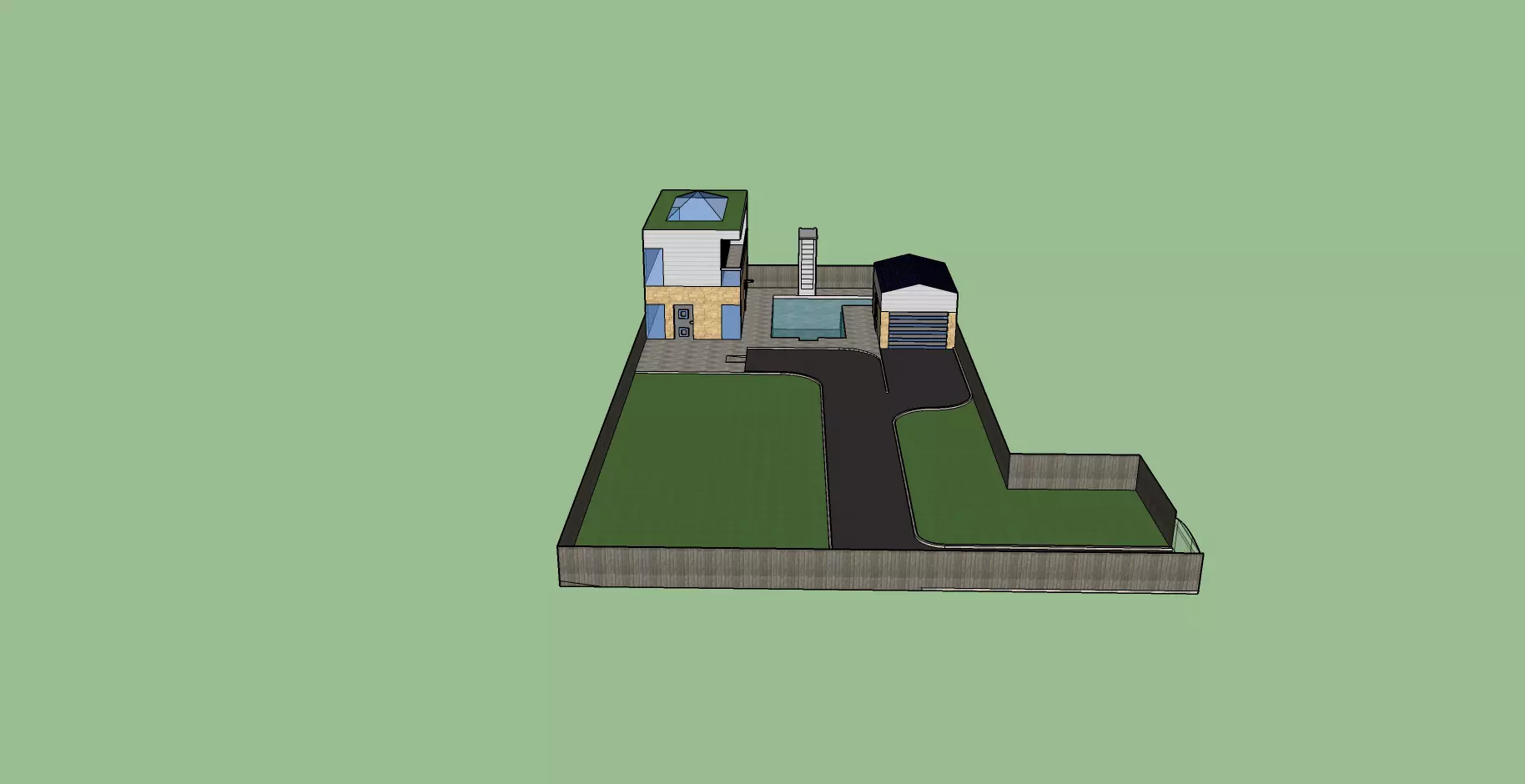 Eco House 3D model_0