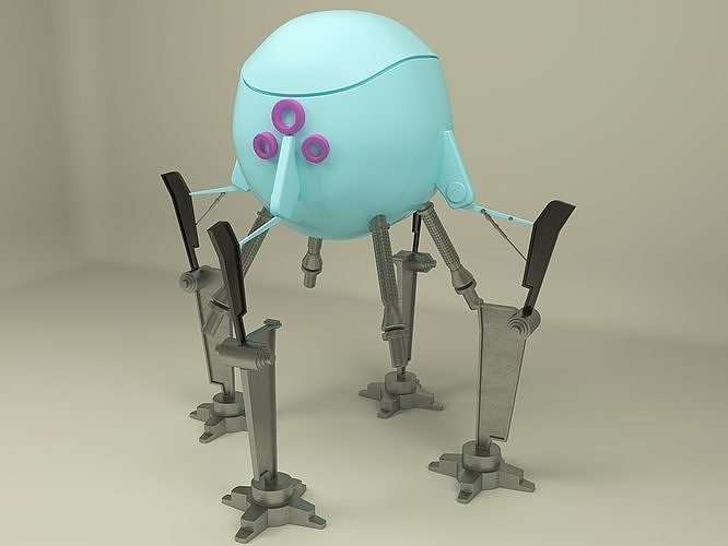 Mini robot 3D model