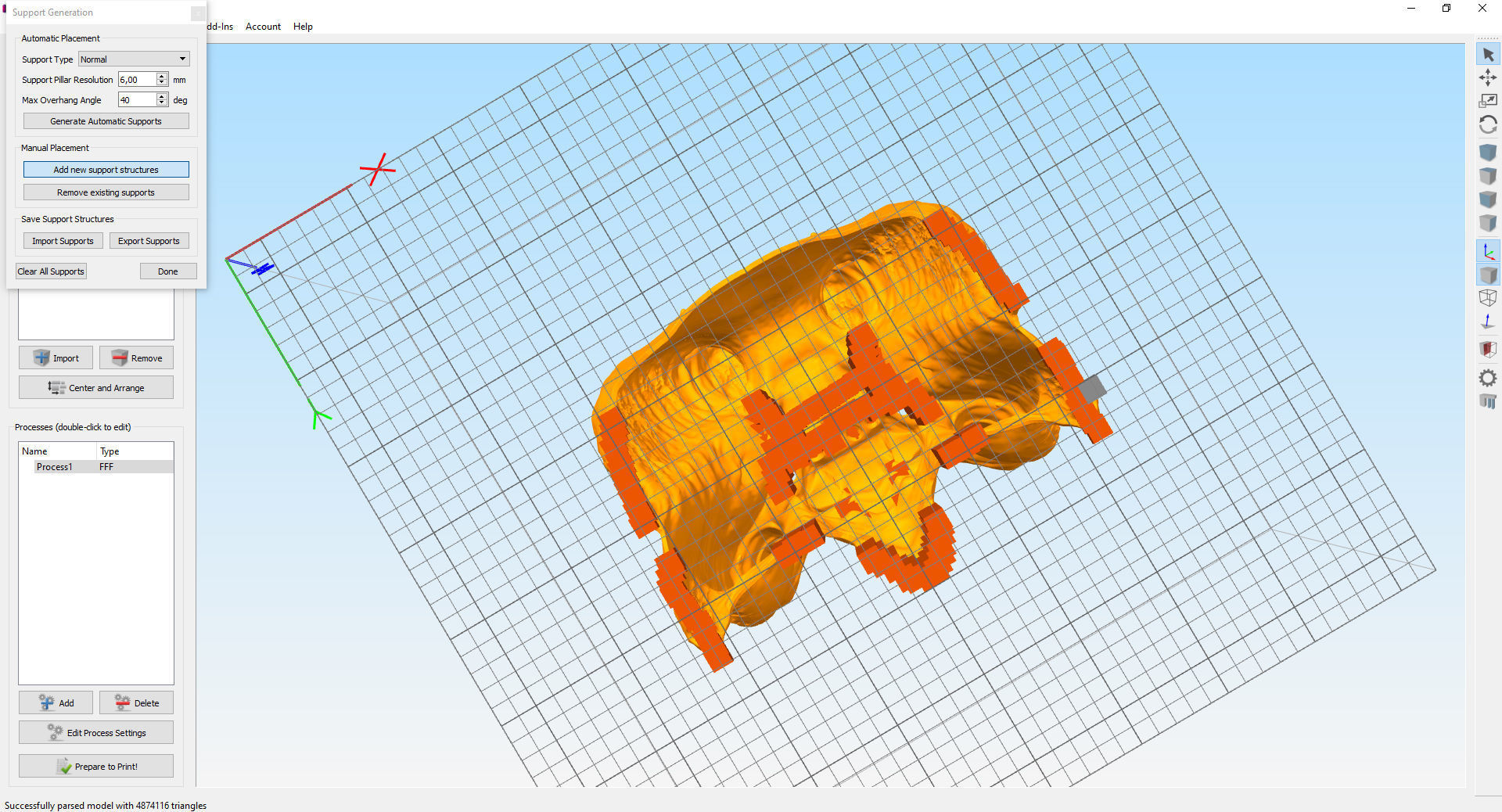 predator inspired facemask 3D print model_10