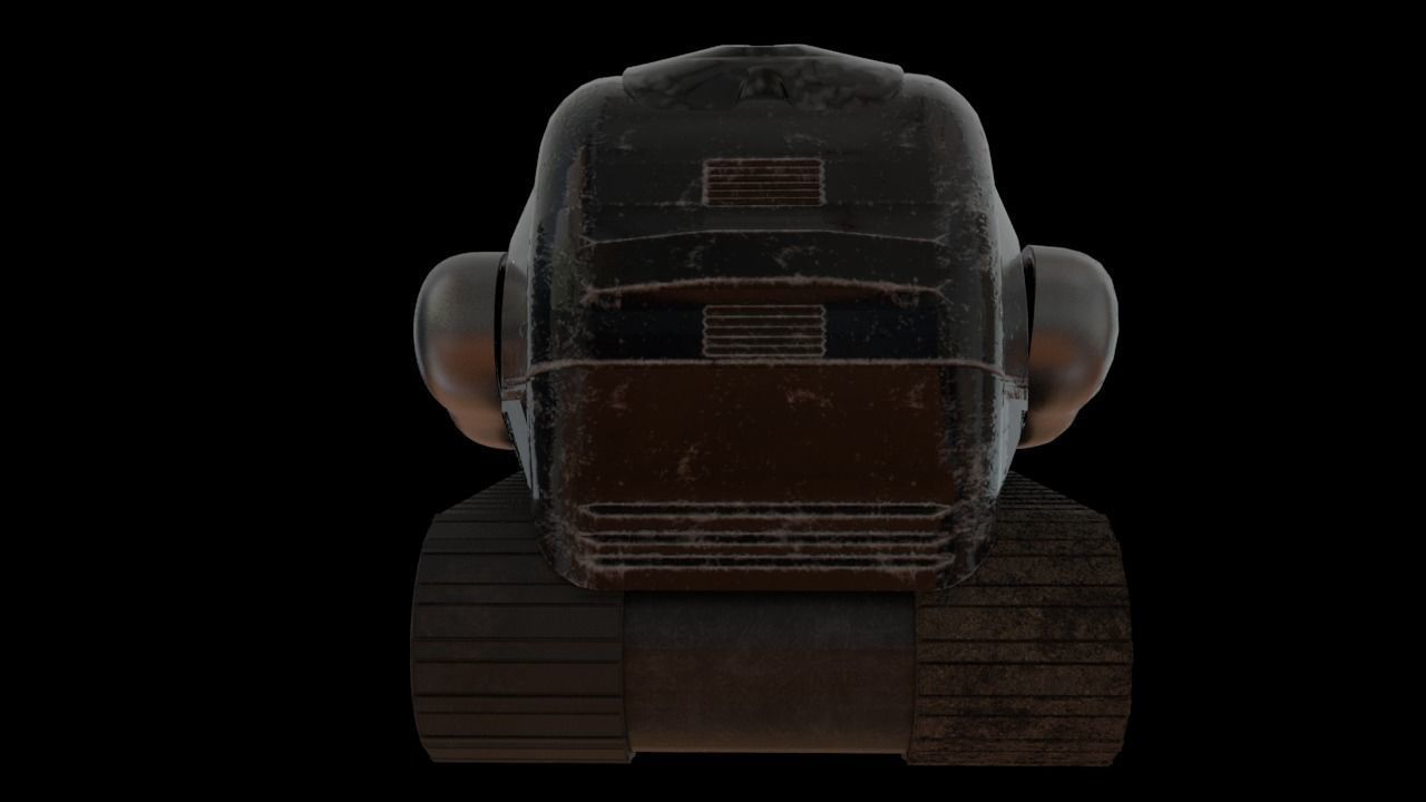 QBO cute little Robot 3D model_12