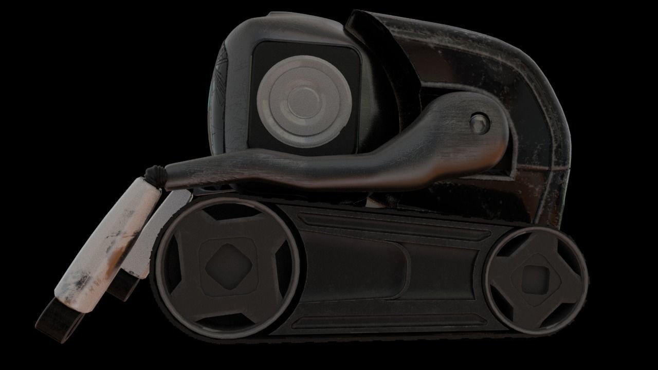 QBO cute little Robot 3D model_15