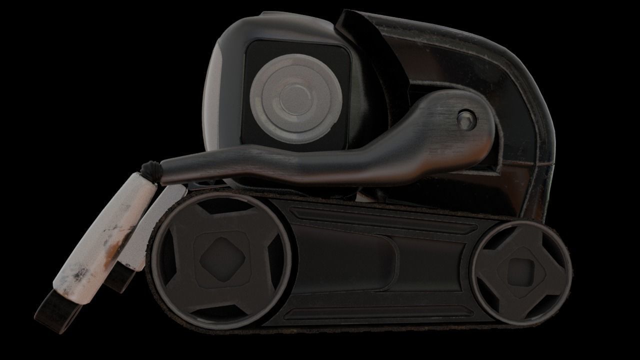 QBO cute little Robot 3D model_14