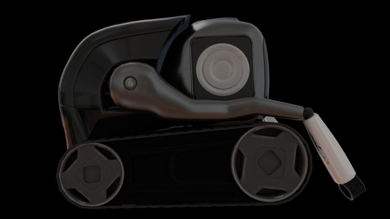 QBO cute little Robot 3D model_7