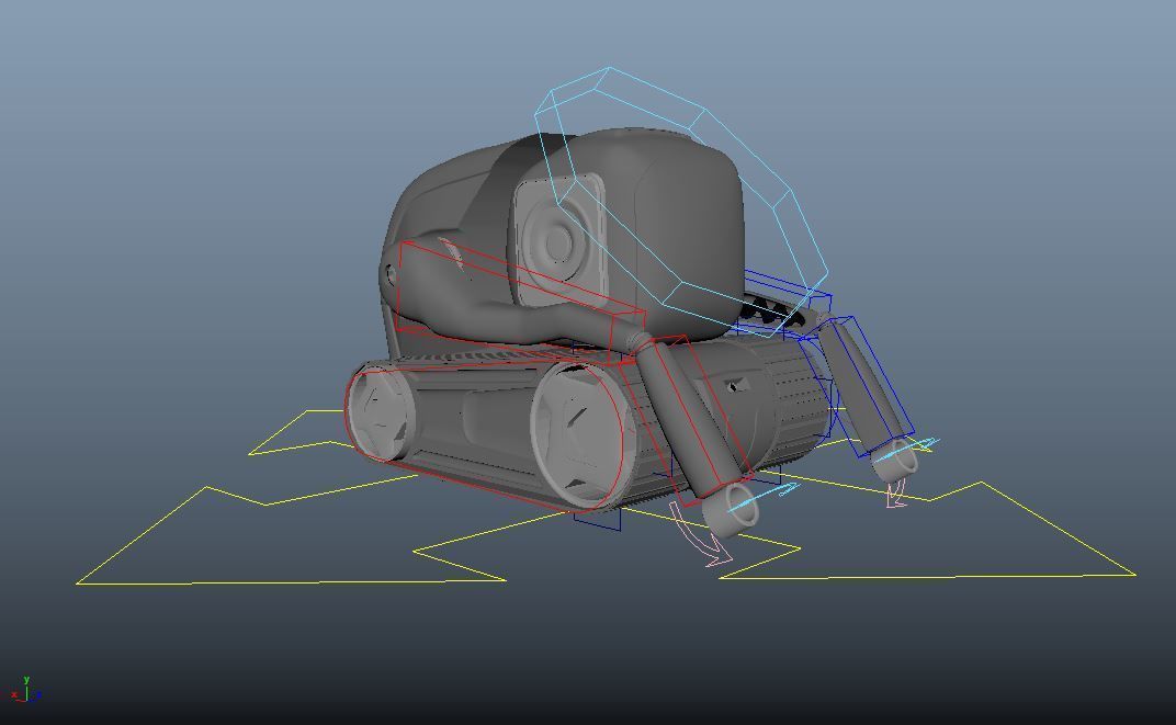 QBO cute little Robot 3D model_19