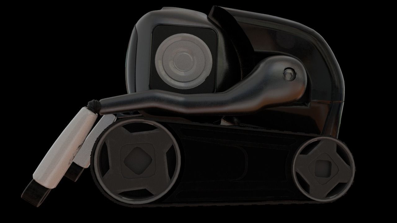 QBO cute little Robot 3D model_13