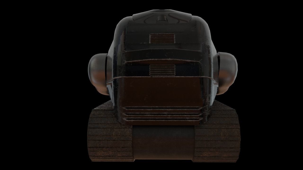 QBO cute little Robot 3D model_11