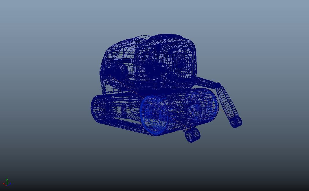 QBO cute little Robot 3D model_20