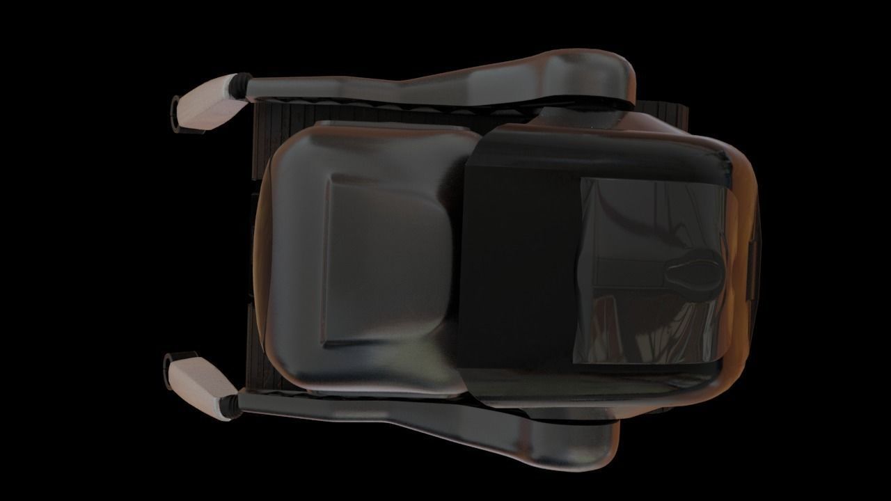 QBO cute little Robot 3D model_16