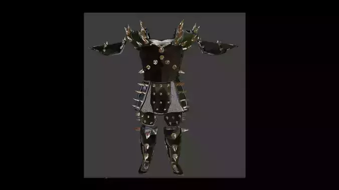 Spike Armor  Low Poly